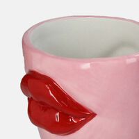 Lips Boot-shaped Stoneware Vase