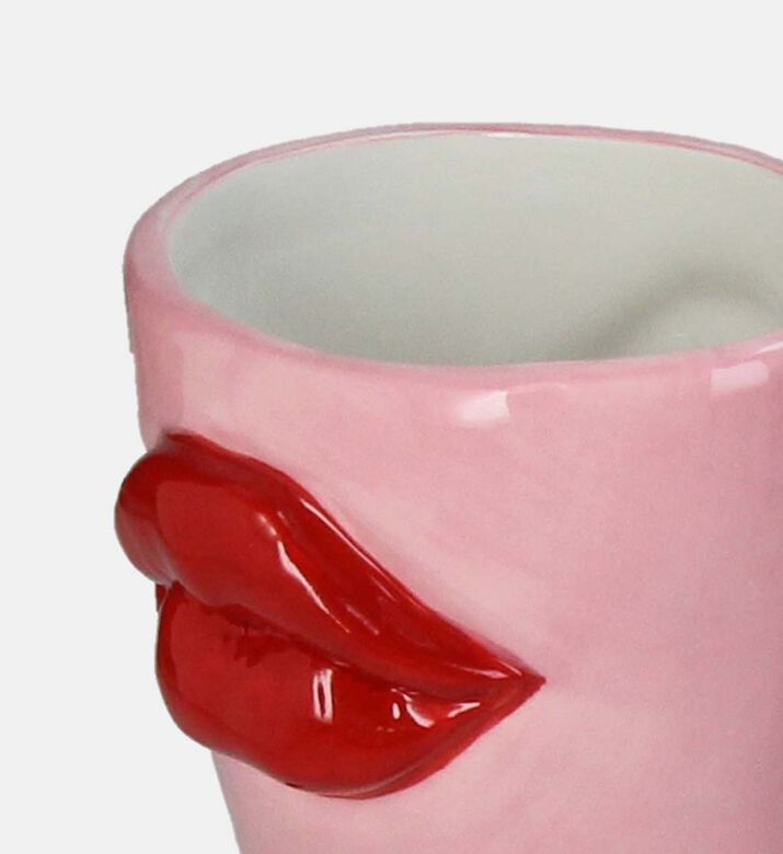 Lips Boot-shaped Stoneware Vase