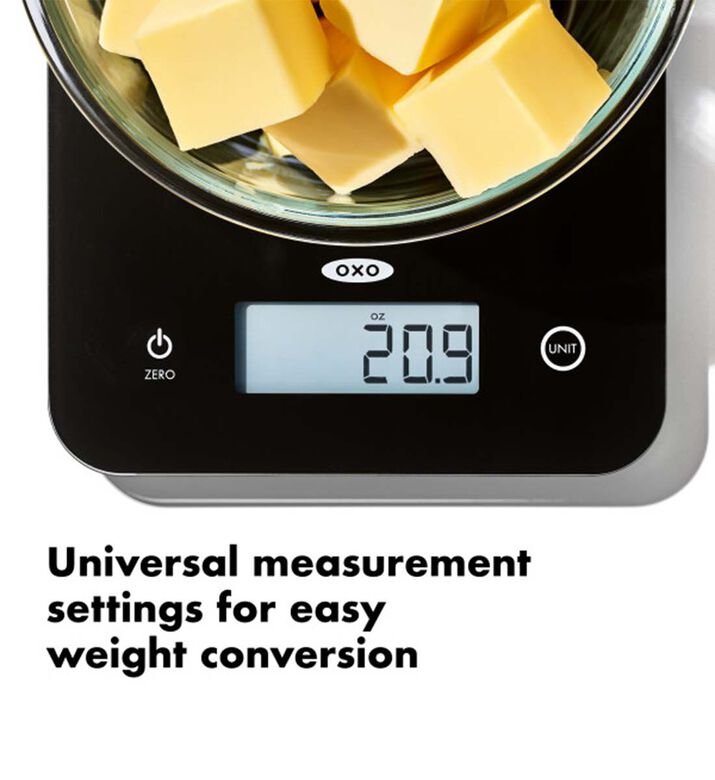Oxo Good Grips Everyday Glass Food Scale, Packshot View