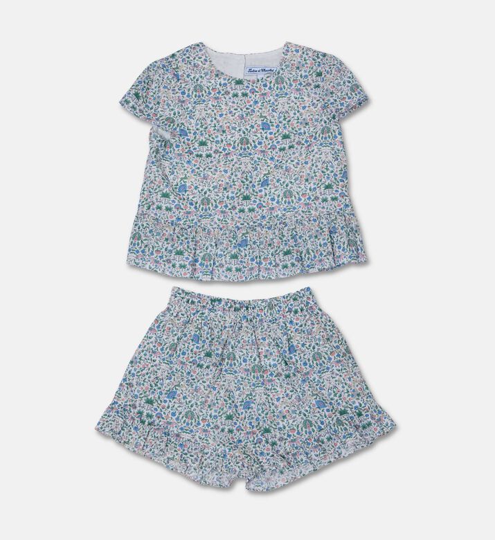 Tartine et Chocolat Micro Floral-print 2-piece Short Set, Packshot View