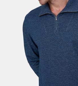 Half-zip Closure Sweatshirt