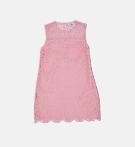 Lace-detailed Sleeveless Mini Dress Lace-detailed Sleeveless Mini Dress