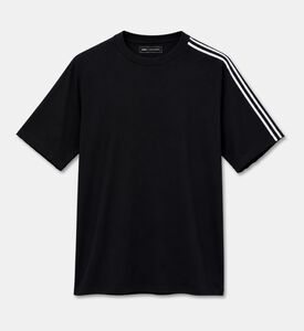 Y-3 Stripe-print Short-sleeve T-shirt, Packshot View
