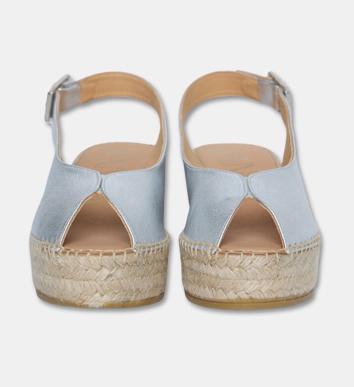 Kanna Shoes Sandal Wedge, Silver, Eu-41, Packshot View