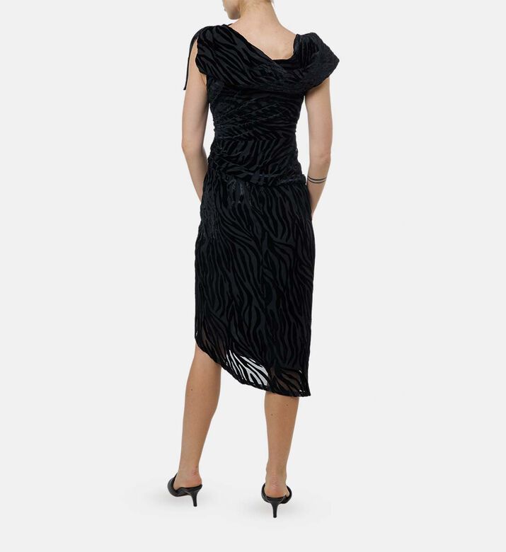 Isabel Marant All-over Animal-print Sleeveless Dress, Model View