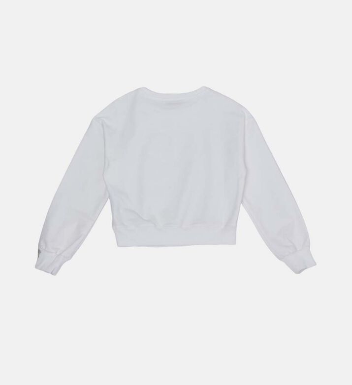 Rhinestone Boxy Sweatshirt