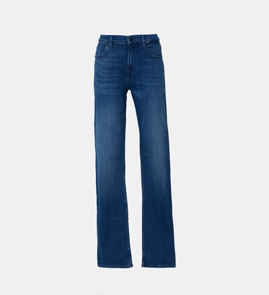 Cotton 5-pockets High-waist Denim Pants