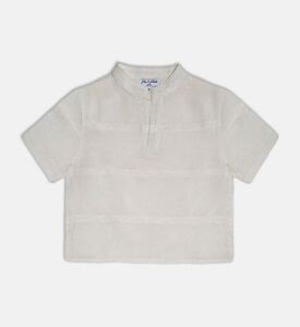 Dev Linen Short-sleeve Boy Shirt