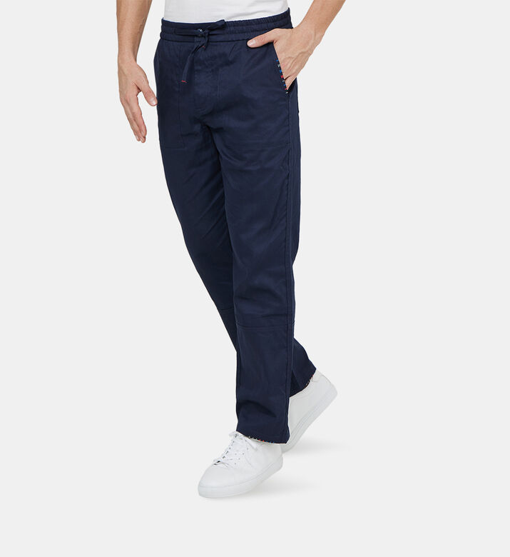 بنطال تويل بأرجل مستقيمة