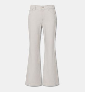 7 for All Mankind Cotton-blend Structured Flared Pants, Packshot View
