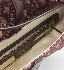 Dior Preowned Dior Oblique Patterned Canvas Sculptural Shoulder Bag, Packshot View