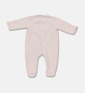 My First Collection Heart-appliqu&eacute; Long-sleeve Rompersuit, Packshot View