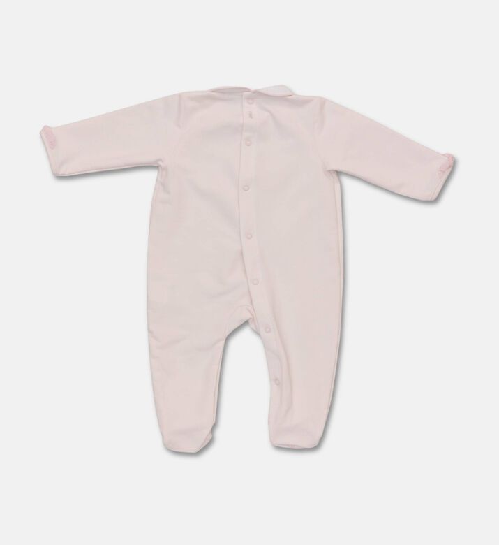 My First Collection Heart-appliqu&eacute; Long-sleeve Rompersuit, Packshot View