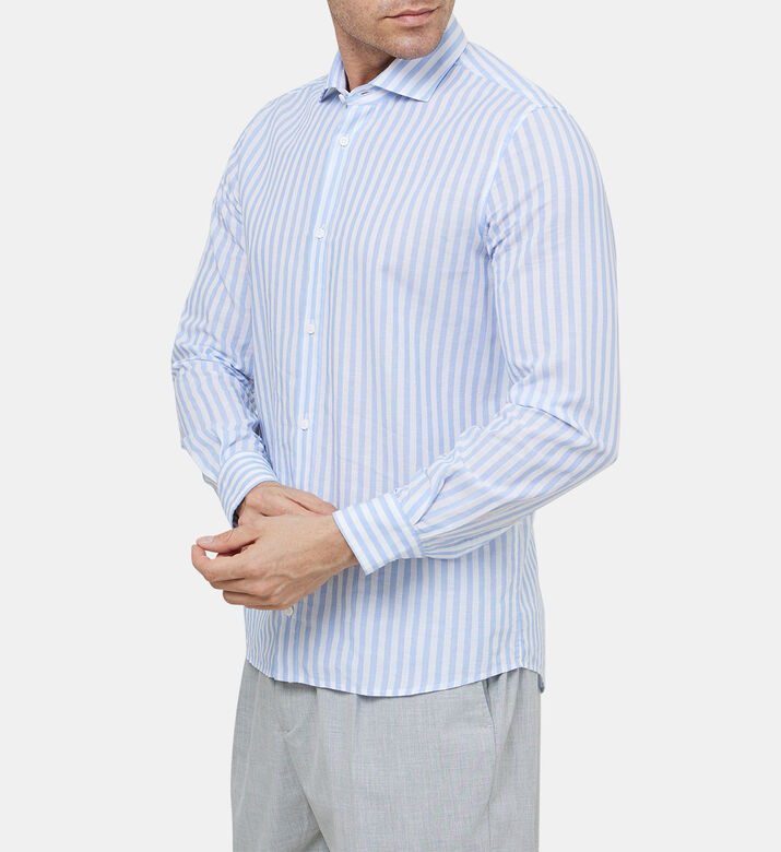 Cotton Stripe-print Regular-fit Shirt