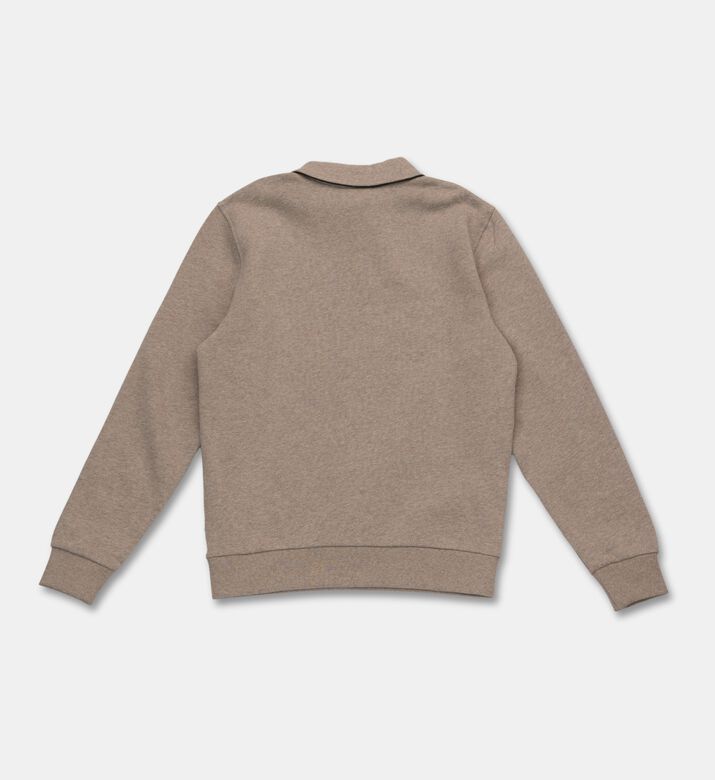 Les Deux Logo Long-sleeve Polo Shirt, Sand, 13-14y, Packshot View