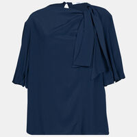 Drape Detail Short Sleeve Top