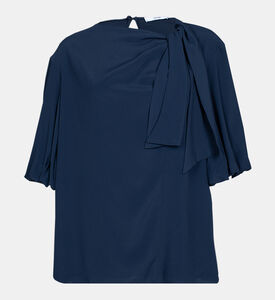 Drape Detail Short Sleeve Top