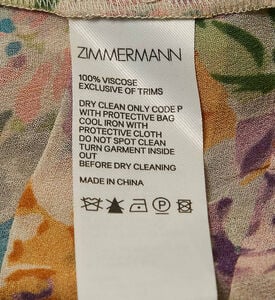 Zimmerman Floral Crepe Print Pintuck Detail Short Dress, Packshot View Zimmerman Floral Crepe Print Pintuck Detail Short Dress, Packshot View