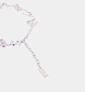 سوار بالوني نحاسي مطلي بلون الفضة