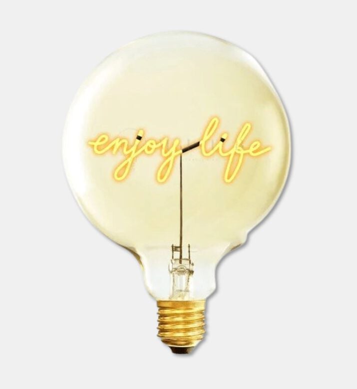 Message in the Bulb Enjoy Life Led Bulb, Packshot View