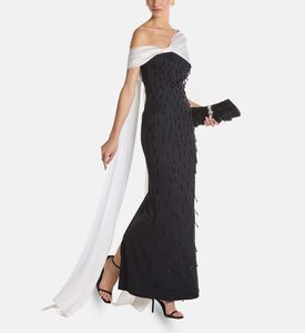 Savanna Dress, Black, Xl, Model View