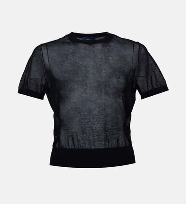 Dua Sheer Cotton Knit Jumper