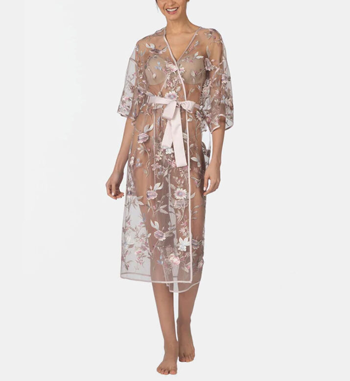 Stunning Satin Chemise With Robe