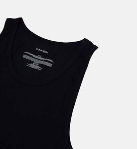 Calvin Klein Logo-embroidery 3-pack Tank Top, Black, M, Packshot View