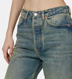 بنطال عالي الخصر مستوحى من طراز قديم