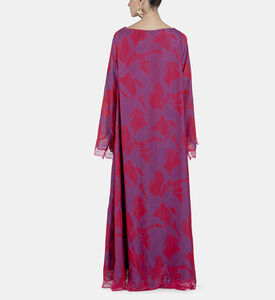 Moonlight Abaya, Purple, Model View