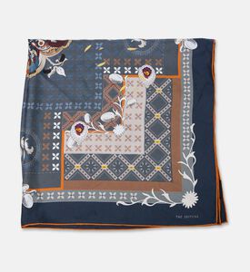 The Zeituna Sacred Hour Silk Tapestry Square Scarf, Packshot View