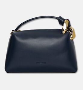 JW Anderson Corner Canvas Top Handle Bag, Navy, Packshot View