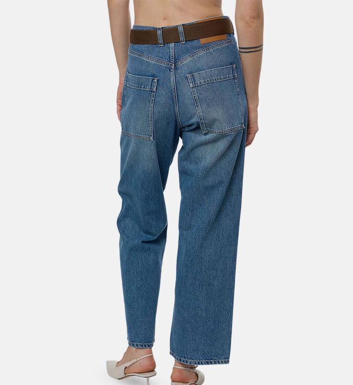Plan C Regular-fit Denim Pants, Model View