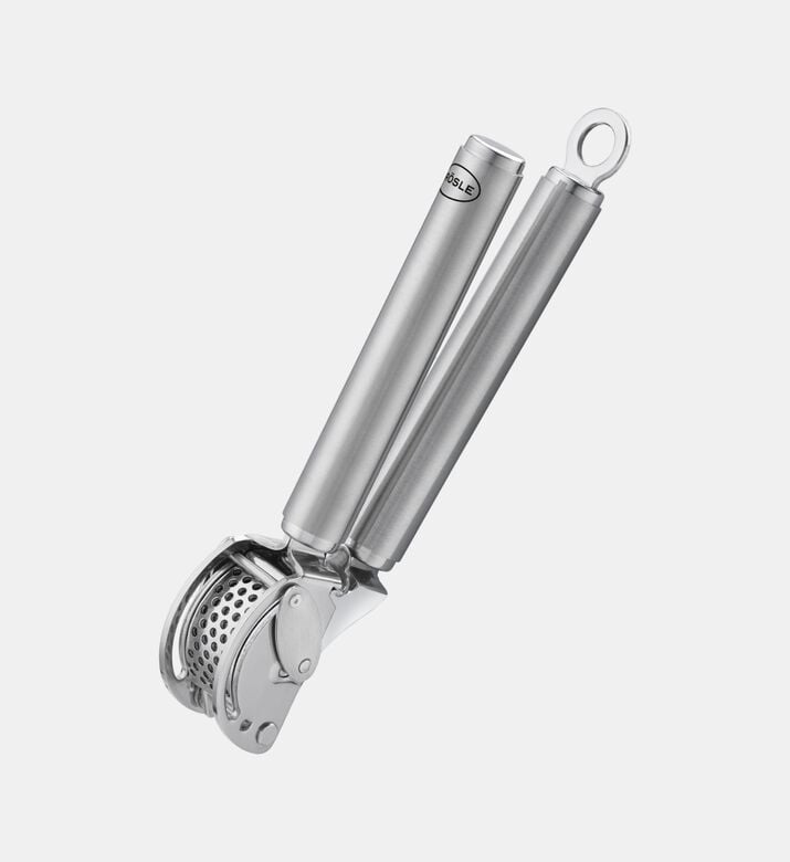 Roesle Garlic Press With Scraper, Packshot View Roesle Garlic Press With Scraper, Packshot View