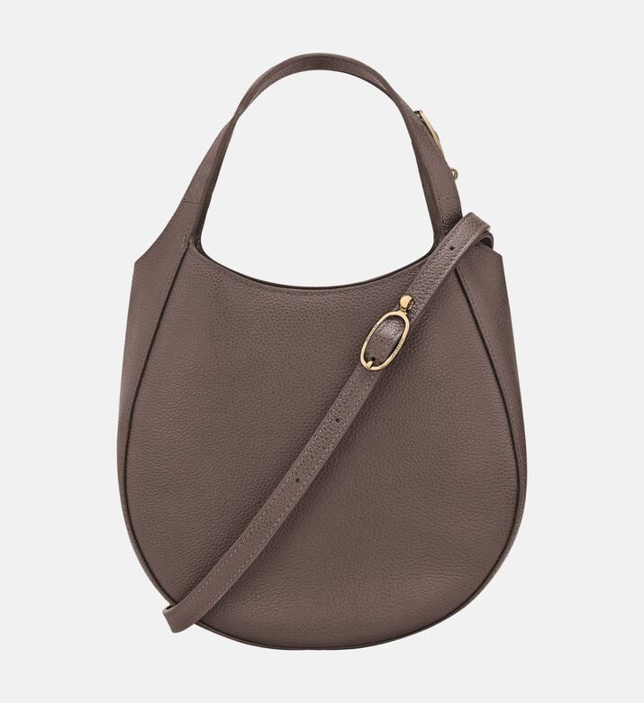 Longchamp Le Foulonne Top Handle Bag, Grey, Packshot View