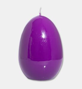 Graziani Oval Paraffin Wick Candle, Dark-purple, 10-cm, Packshot View