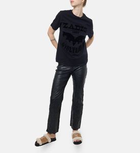 Zadig et Voltaire Logo-embroidery Short-sleeve T-shirt, Model View