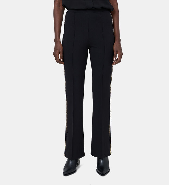 بنطال بخط جانبي ملون