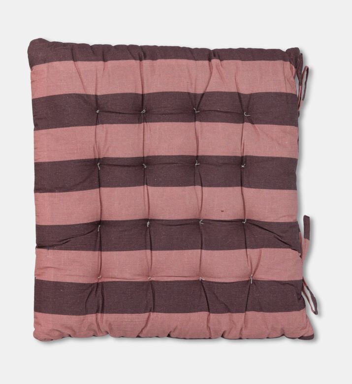 Home Deco and More Linea Two-ties Chair Pad, Packshot View