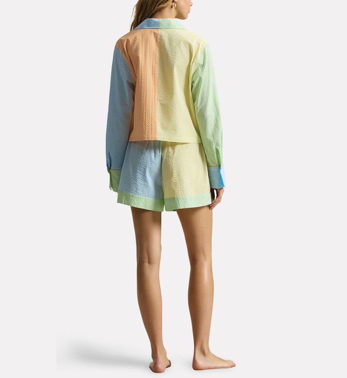 Polo by Ralph Lauren Mixed Seersucker Shorts Set, Model View
