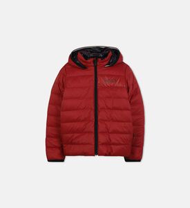 Reversible Puffy Long-sleeve Jacket