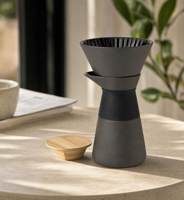 Stelton Theo Coffee Maker, Model View