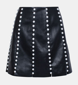 تنورة ليشيا مزينة بخطوط