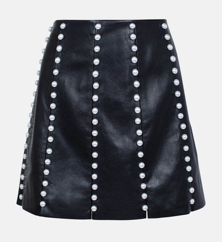 Lecia Embellished Panelled Skirt