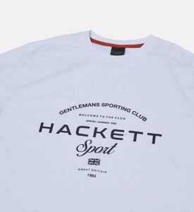 Hackett London Logo-print Crewneck T-shirt, White, 13y, Packshot View