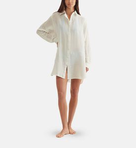 Linen Blend Beach Shirt