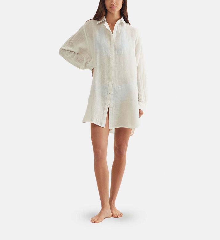 Linen Blend Beach Shirt