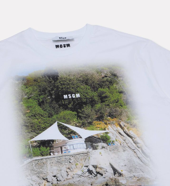 M S G M Graphic-print Short-sleeve T-shirt, Packshot View