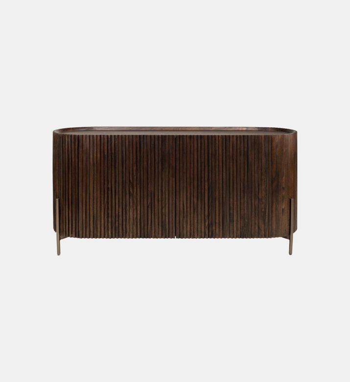 Versmissen Pogoro Mindi Steel Buffet Table, Packshot View