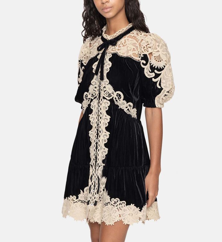 Medina Ruffled Collar Dress Medina Ruffled Collar Dress
